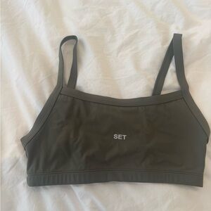SET Active Dark Olive Sports Bra